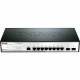 D-Link DGS-1210-10/ME Ethernet Switch - 8 Ports - Manageable - 3 Layer Supported - Modular - Twisted Pair, Optical Fiber - 1U High - Rack-mountable DGS-1210-10/ME