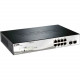 D-Link DGS-1210-10P Web Smart Switch - 10 Ports - Manageable - 8 x 10/100/1000 PoE Ports + 2 x Gigabit SFP Ports DGS-1210-10P