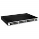 D-Link DGS-1210-52 Websmart Gigabit Switch with 48 1000Base-T and 4 SFP Ports - 48 Ports - Manageable - 2 Layer Supported - Twisted Pair, Optical Fiber - 1U High - Rack-mountable, Desktop - Lifetime Limited Warranty - TAA Compliance DGS-1210-52