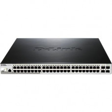D-Link Metro DGS-1210-52MP/ME Ethernet Switch - 48 Ports - Manageable - 2 Layer Supported - Modular - Twisted Pair, Optical Fiber - 1U High - Rack-mountable DGS-1210-52MP/ME