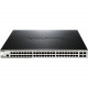 D-Link Metro DGS-1210-52MP/ME Ethernet Switch - 48 Ports - Manageable - 2 Layer Supported - Modular - Twisted Pair, Optical Fiber - 1U High - Rack-mountable DGS-1210-52MP/ME