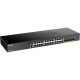 D-Link 28-Port 10-Gigabit Smart Managed Switch - 28 Ports - Manageable - 3 Layer Supported - Modular - Twisted Pair, Optical Fiber - Lifetime Limited Warranty DGS-1250-28X-6KV