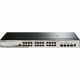 D-Link DGS-1510-28XMP Ethernet Switch - 24 Ports - Manageable - 3 Layer Supported - Twisted Pair, Optical Fiber - PoE Ports - 1U High - Rack-mountable DGS-1510-28XMP