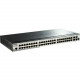 D-Link 52-Port Gigabit Stackable SmartPro Switch Including 4 10GbE SFP+ Ports - 52 Ports - Manageable - 3 Layer Supported - Twisted Pair, Optical Fiber - 1U High - Rack-mountable - Lifetime Limited Warranty DGS-1510-52X