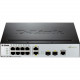 D-Link 10-Port Gigabit L2 Managed Switch Including 2 Gigabit Combo Base-T/SFP Ports - 10 Ports - Manageable - 3 Layer Supported - Lifetime Limited Warranty - TAA Compliance DGS-3000-10TC