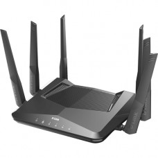 D-Link EXO AX DIR-X4860 IEEE 802.11ax Ethernet Wireless Router - 2.40 GHz ISM Band - 5 GHz UNII Band - 6 x Antenna(6 x External) - 600 GB/s Wireless Speed - 4 x Network Port - 1 x Broadband Port - USB - Gigabit Ethernet - VPN Supported - Desktop DIR-X4860