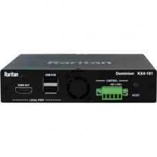 Raritan Dominion KX IV-101 Ultra High Performance 1-Port 4K KVM-over-IP Switch - 1 Computer(s) - 1 Local User(s) - 4096 x 2160 - 1 x Network (RJ-45) - 3 x USB - 2 x HDMI - Rack-mountable - 1U - TAA Compliance DKX4-101