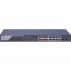 Hikvision Unmanaged Ethernet PoE Switch - 16 Ports - 2 Layer Supported - Modular - Twisted Pair, Optical Fiber - 1 Year Limited Warranty - TAA Compliance DS-3E0318P-E2