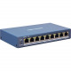 Hikvision Smart Managed 8-Port 100 Mbps PoE Switch - 8 Ports - Manageable - 2 Layer Supported - 110 W PoE Budget - Twisted Pair - PoE Ports - TAA Compliance DS-3E1309P-EI