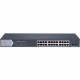 Hikvision 24 Port Gigabit Smart PoE Switch - 24 Ports - Manageable - Gigabit Ethernet - 1000Base-T, 1000Base-X - 2 Layer Supported - Modular - 2 SFP Slots - Power Supply - 400 W Power Consumption - 370 W PoE Budget - Optical Fiber, Twisted Pair - PoE Port