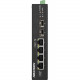 Hikvision DS-3T0506HP-E/HS 4-Port Gigabit Unmanaged Hi-PoE Switch - 4 Ports - 2 Layer Supported - Modular - 60 W PoE Budget - Twisted Pair, Optical Fiber - PoE Ports - TAA Compliance DS-3T0506HP-E/HS