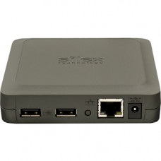Silex USB Device Server, 2x USB 2.0, 10/100/1000 LAN, US Power Supply - 1 x Network (RJ-45) - 2 x USB - Gigabit Ethernet - Desktop DS-510(US)