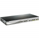 D-Link DXS-1210-12TC Ethernet Switch - 12 Ports - Manageable - 2 Layer Supported - Twisted Pair, Optical Fiber - Lifetime Limited Warranty DXS-1210-12TC