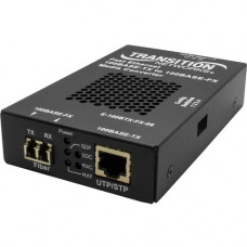 TRANSITION NETWORKS Stand-alone Fast Ethernet Media Converter 100Base-TX to 100Base-FX - 1 x Network (RJ-45) - 1 x LC Ports - Multi-mode - Fast Ethernet - 100Base-TX, 100Base-FX - Standalone, Rack-mountable, Wall Mountable, DIN Rail Mountable E-100BTX-FX-