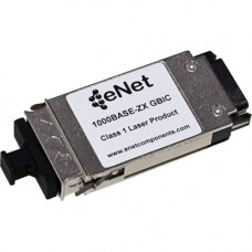 Enet Components Brocade Compatible E1G-SX - Functionally Identical 1000BASE-SX GBIC 850nm Duplex SC Connector - Programmed, Tested, and Supported in the USA, Lifetime Warranty" - RoHS Compliance E1G-SX-ENC