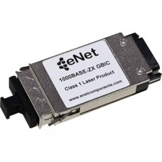 Enet Components Brocade Compatible E1G-LHA - Functionally Identical 1000BASE-ZX GBIC 1550nm Duplex SC Connector - Programmed, Tested, and Supported in the USA, Lifetime Warranty" - RoHS Compliance E1G-LHA-ENC