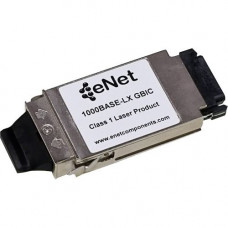 Enet Components Brocade Compatible E1G-LX - Functionally Identical 1000BASE-LX/LH GBIC 1310nm Duplex SC Connector - Programmed, Tested, and Supported in the USA, Lifetime Warranty" - RoHS Compliance E1G-LX-ENC