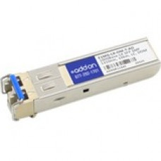 AddOn Brocade SFP (mini-GBIC) Module - For Data Networking, Optical Network - 1 LC 1000Base-LX Network - Optical Fiber Single-mode - Gigabit Ethernet - 1000Base-LX - Hot-swappable - TAA Compliant - TAA Compliance E1MG-LX-OM-T-AO