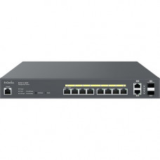 ENGENIUS Cloud Managed 8-Port Gigabit 130W PoE+ Switch - 8 Ports - Manageable - 3 Layer Supported - Modular - Twisted Pair, Optical Fiber - 1U High - Rack-mountable - 2 Year Limited Warranty ECS1112FP