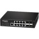 Edge-Core L2 Gigabit Ethernet Access Switch - 8 Ports - Manageable - 2 Layer Supported - Rack-mountable, Desktop ECS4210-12T