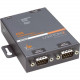 Lantronix 2-Port Secure Serial (RS232/ RS422/ RS485) to Ethernet Gateway; Embedded Linux OS Support; SDK; International 110-240 VAC - Secure Ethernet terminal server for a mutiport RS-232/422/485 serial interface; Secure Ethernet for serial interface; con