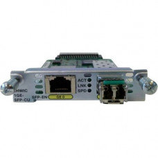 Cisco 1800/2800/3800 2-Port Fast Ethernet High-speed WIC - For Wide Area Network - 1 x 10/100/1000Base-T LAN - Twisted Pair - 128 MB/s Gigabit Ethernet - 1 x SFP (mini-GBIC) 1 - 1 x Expansion Slots EHWIC-1GE-SFPCU-RF