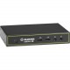 Black Box Emerald&trade; SE DVI KVM-over-IP Matrix Switch Receiver - Single Head, Full HD DVI, VUSB 2.0, Serial, Audio - 1 Computer(s) - 1 Remote User(s) - 426.51 ft Range - 1920 x 1200 Maximum Video Resolution - 1 x Network (RJ-45) - 4 x USB - 1 x DV