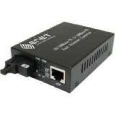 ENET 1x 10/100/1000Base-T RJ45 to 1x Simplex SC 1000BaseD 1550nmTx/1310nm Rx Single-mode Single-Strand SC 40km WDM Media Converter Stand-Alone - Power Supply Included; Chassis/Rack Mountable - Lifetime Warranty ENMC-FGET-BXD40
