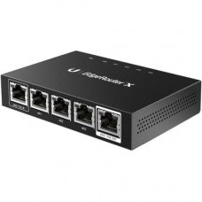 UBIQUITI Advanced Gigabit Ethernet Router - 5 Ports - PoE Ports - 1 Slots - Gigabit Ethernet - Desktop-None Listed Compliance ER-X-SFP