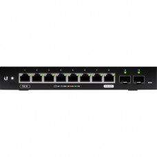 UBIQUITI EdgeSwitch ES-10X Ethernet Switch - 8 Ports - Manageable - 2 Layer Supported - Modular - Optical Fiber, Twisted Pair ES-10X