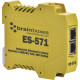 Brainboxes ES-571 Industrial Isolated Ethernet To Serial + Switch - Twisted Pair - 1 x Network (RJ-45) - 1 x Serial Port - 10/100Base-TX - Fast Ethernet - Rail-mountable - TAA Compliant ES-571-X20M
