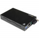 Startech.Com Gigabit Ethernet Single Mode Fiber Media Converter SC 40 km - 1000 Mbps - Supports standalone operation; or installation into the ETCHS2U Rackmount Chassis - Cost-effective way to extend/bridge networks using fiber cabling - Advanced features