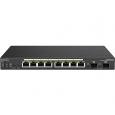 ENGENIUS Neutron EWS2910P Ethernet Switch - 8 Ports - Manageable - 2 Layer Supported - Twisted Pair, Optical Fiber - Desktop, Wall Mountable - 1 Year Limited Warranty EWS2910P