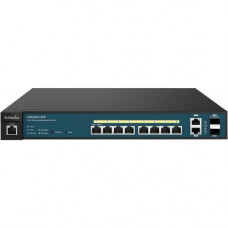 ENGENIUS Neutron Series 8-Port Gigabit PoE+ Wireless Management Switch with Uplink Ports - 8 Ports - Manageable - 2 Layer Supported - PoE Ports - Rack-mountable - 1 Year Limited Warranty EWS5912FP