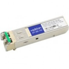 AddOn SFP (mini-GBIC) Module - For Data Networking, Optical Network 1 1000Base-DWDM Network - Optical Fiber Single-mode - Gigabit Ethernet - 1000Base-DWDM - Hot-swappable - TAA Compliant - TAA Compliance EX-SFP-1GE-LH-45.32-AO
