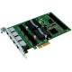 Intel PRO/1000 PT Quad Port Server Adapter - PCI Express - 1 x RJ-45 - 10/100/1000Base-T EXPI9404PTBLK