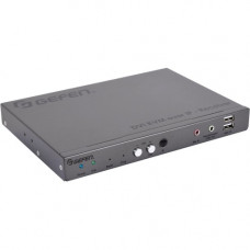 Gefen DVI KVM over IP - Receiver Package - 1 Computer(s) - 1 Remote User(s) - WUXGA - 1920 x 1200 Maximum Video Resolution - 2 x Network (RJ-45) - 4 x USB - 1 x DVI - 5 V DC Input Voltage EXT-DVIKA-LANS-RX