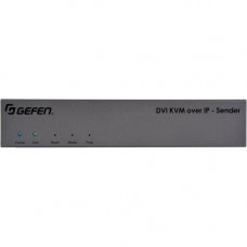 Gefen DVI KVM over IP - Sender Package - 1 Computer(s) - 1 Local User(s) - WUXGA - 1920 x 1200 Maximum Video Resolution - 1 x Network (RJ-45) - 1 x USB - 2 x DVI - 5 V DC Input Voltage EXT-DVIKA-LANS-TX