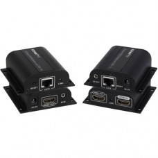 Kanexpro HDMI Extender over CAT6 up to 196ft. (60m) - 1 Input Device - 1 Output Device - 196.85 ft Range - 2 x Network (RJ-45) - 1 x HDMI In - 2 x HDMI Out - Full HD - 1920 x 1080 - Twisted Pair - Category 6a - Rack-mountable EXT-HD60M