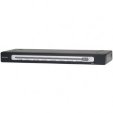Belkin OmniView PRO3 16-Port KVM Switch - 16 x 1 - 16 x HD-50 Keyboard/Mouse/Video - Rack-mountable - TAA Compliance F1DA116Z-BU