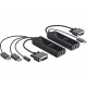 Belkin Video Extender Transmitter/Receiver - 1 Input Device - 1 Output Device - 3280.84 ft Range - 2 x Network (RJ-45) - 1 x USB - 1 x DVI In - 1 x DVI Out - 4K - 3840 x 2160 - Twisted Pair, Optical Fiber - TAA Compliance F1DN001X