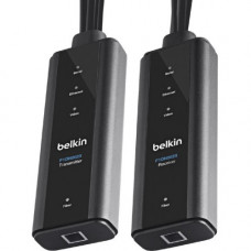 Belkin Video Extender Transmitter/Receiver - 1 Input Device - 1 Output Device - 3280.84 ft Range - 2 x Network (RJ-45) - 1 x USB - 1 x HDMI In - 1 x HDMI Out - 4K - 3840 x 2160 - Twisted Pair, Optical Fiber - TAA Compliance F1DN002X