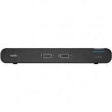 Belkin Universal 2nd Gen Secure KVM Switch w/ CAC - 2 Computer(s) - 1 Local User(s) - 3840 x 2160 - 7 x USBHDMI - Desktop, Under TableDisplayPort - TAA Compliant - TAA Compliance F1DN102KVM-UN-4