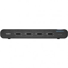 Belkin 2nd Gen Secure KVM Switch, 4-Port Single Head w/ CAC - 4 Computer(s) - 1 Local User(s) - 3840 x 2160 - 11 x USBHDMI - Desktop, Under TableDisplayPort - TAA Compliant - TAA Compliance F1DN104KVM-UN-4