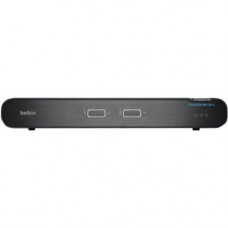 Belkin Universal 2nd Gen Secure KVM Switch, 2-Port Dual Head w/CAC - 2 Computer(s) - 1 Local User(s) - 3840 x 2160 - 7 x USBHDMI - Desktop, Under TableDisplayPort - TAA Compliant - TAA Compliance F1DN202KVM-UN-4