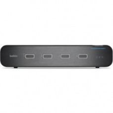 Belkin Universal 2nd Gen Secure KVM Switch, 4-Port Dual Head No CAC - 4 Computer(s) - 1 Local User(s) - 3840 x 2160 - 6 x USBHDMI - Desktop, Under TableDisplayPort - TAA Compliant - TAA Compliance F1DN204KVM-UNN4