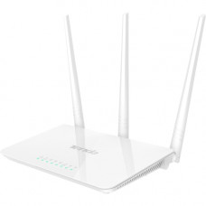 Tenda F3 N300 300Mbps Wireless Router - 2.40 GHz ISM Band(3 x External) - 37.50 MB/s Wireless Speed - 3 x Network Port - 1 x Broadband Port - Fast Ethernet - Desktop F3