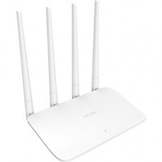 Tenda F6 Wi-Fi 4 IEEE 802.11n Ethernet Wireless Router - 2.40 GHz ISM Band - 4 x Antenna(4 x External) - 37.50 MB/s Wireless Speed - 3 x Network Port - 1 x Broadband Port - Fast Ethernet - Desktop F6