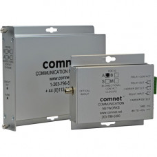 Comnet Bi-Directional Contact Closure Transceiver - 1 x ST Ports - Multi-mode - Standalone, Surface-mountable, Rack-mountable, Hot-swappable - TAA Compliance FDC10RM1B