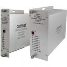 Comnet 8-Channel Supervised Contact Closure Receiver - 226377.95 ft Range - Optical Fiber - Rack-mountable - TAA Compliant - TAA Compliance FDC80RS1